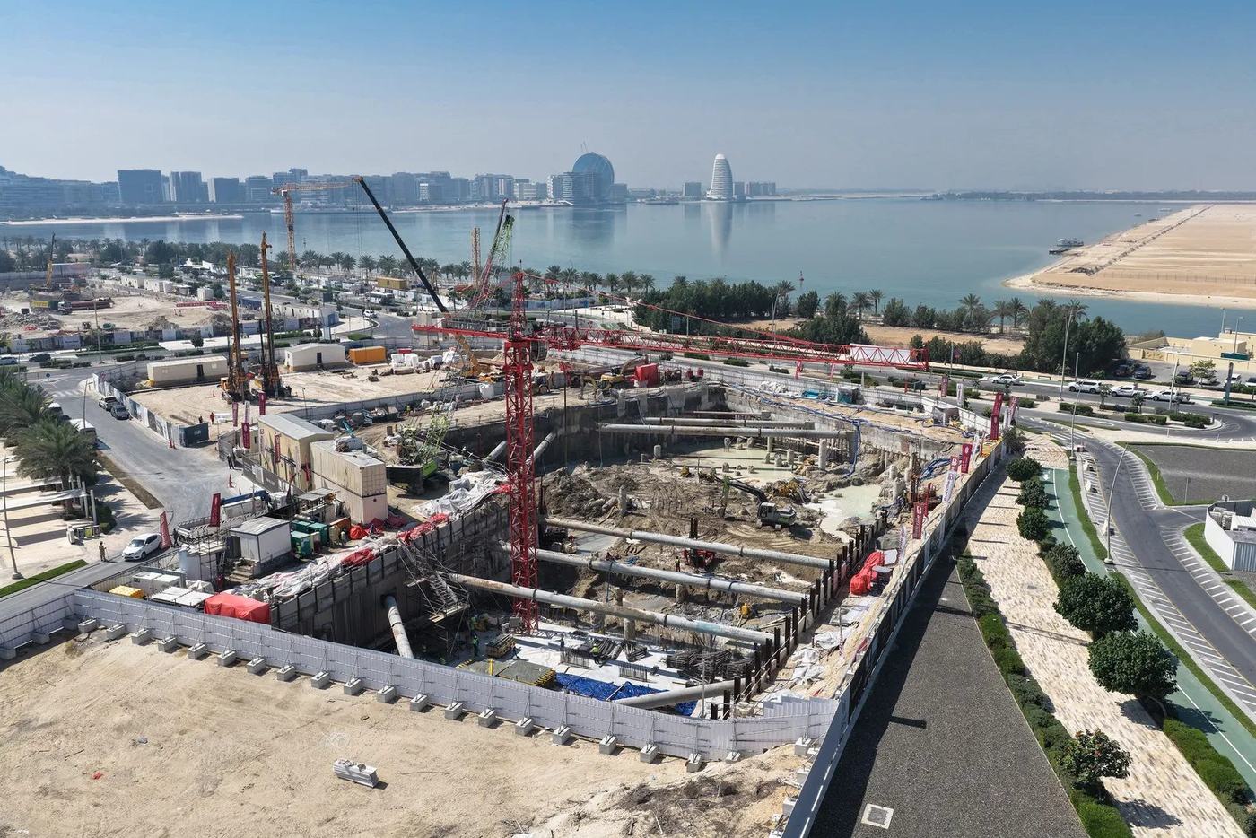 Burtplace site teams at work — Abu Dhabi
